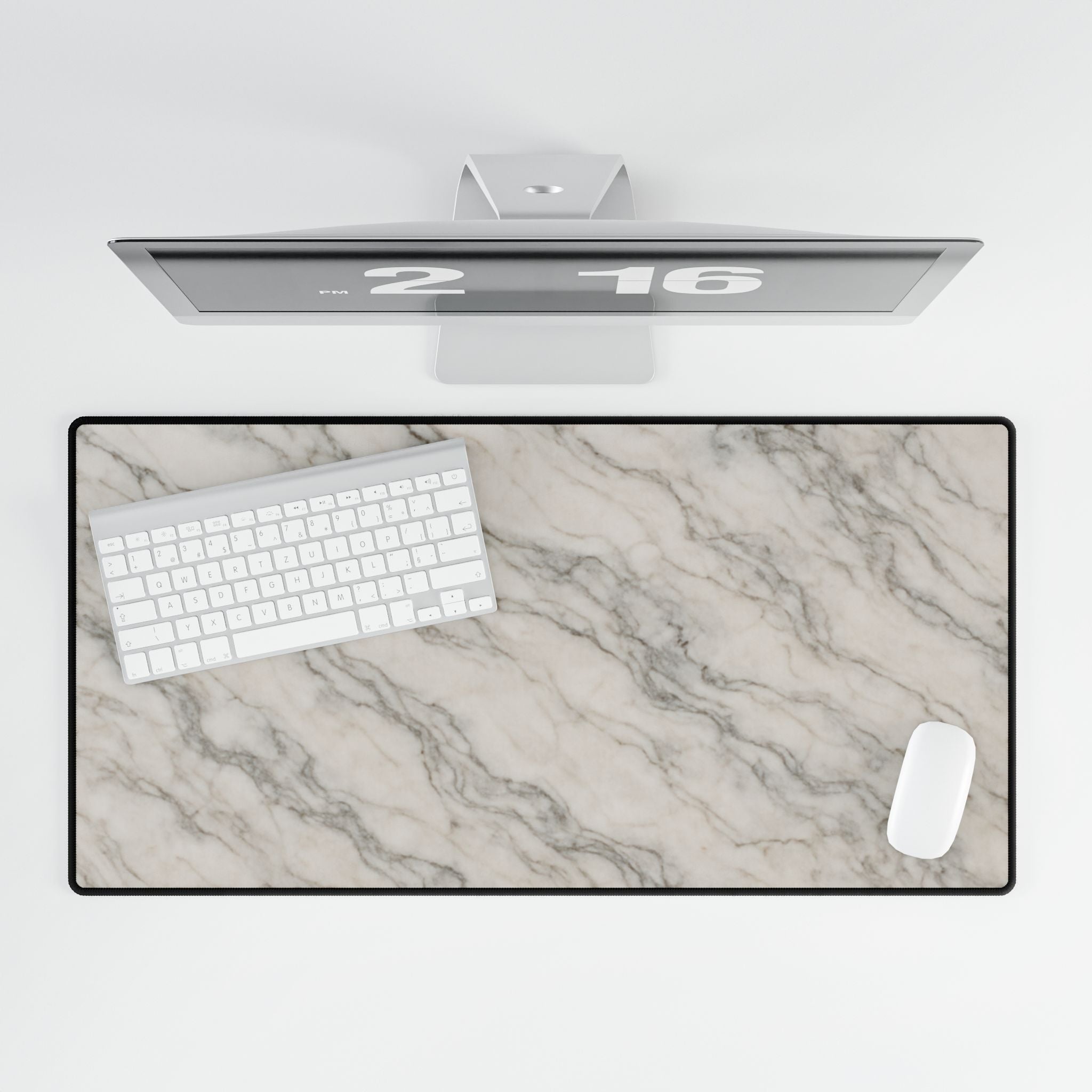 Elegant Marble Desk Mat - Premium Office Accessories for Home & Work