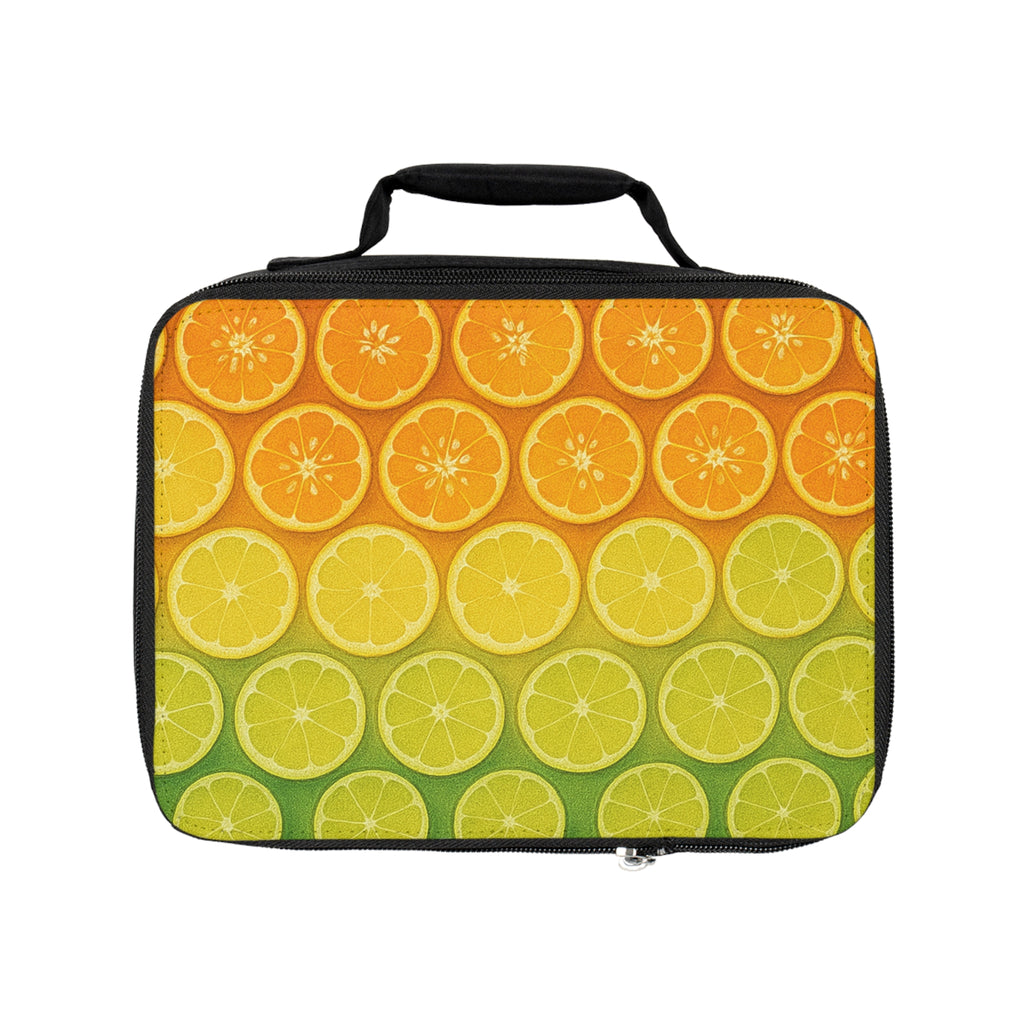 Citrus Fruit Lunch Bag - Vibrant Insulated Tote for School & Work